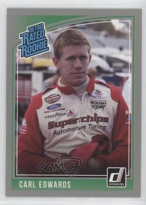 2019 Panini Donruss NASCAR Retro Rated Rookies Silver Carl Edwards #22 - Image 1 of 2