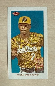 LUISANGEL ACUÑA - 2021 Topps 206 - Ola 9 - Piamonte #8 - Down East Wood Ducks - Imagen 1 de 2
