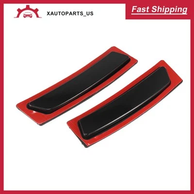 Reflector de marcador lateral de parachoques delantero de lente negro para BMW 428i 435i 2014-16 par nuevo Foto 1 de 4