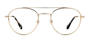 Occhiale da vista tondo doppio ponte GIGI Studios OCEAN 6449/5 oro - Picture 1 of 1