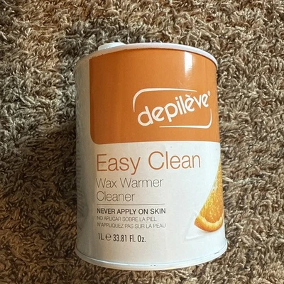 Limpiador calentador de cera cítrica Depileve Easy Clean 33,8 fl oz - removedor de residuos de cera Foto 1 de 4