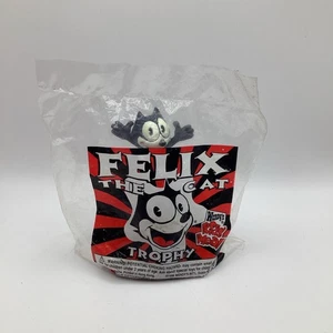 VTG Felix The Cat Wendy's Kid's Meal Toy Cat Trophy Figure 3.5" 1996 Sealed - Bild 1 von 6