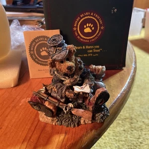 Boyds Bears The Bearstone Collection Vintage 1995 UNION JACK... CARTAS DE AMOR 2263 - Imagen 1 de 3