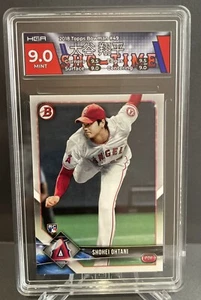 Raro 2018 Bowman Rookie Shohei Ohtani Kanji 大谷翔平 Shotime HGA Custom 49 - Imagen 1 de 4