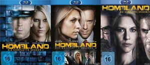Homeland - Staffel 1+2+3 (Digipak) - Claire Danes - 9 Blu Rays # 3 Boxen - Bild 1 von 1