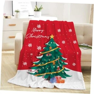 Christmas Decorative Throw Blanket Christmas Tree Blanket 40''x50'' Christmas-d - Picture 1 of 7