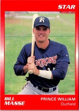 1989 Star Bill Masse #90 Prince William Cannons Baseball Card