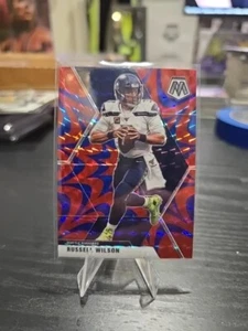 2020 Panini Mosaic Football Russell Wilson #181 Reactive Prizm Seahawks - Picture 1 of 1