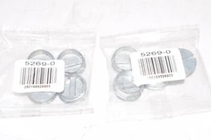 Lot of 2 Raco INC 5269-0 1/2'' Gray Weatherproof Outlet Box Closure Plugs - Picture 1 of 3