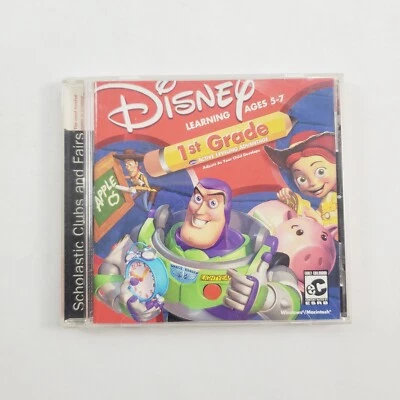Disney Learning Ages 5-7 1st Grade Educational Software Toy Story CD-ROM Promo - Image 1 of 4