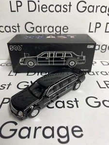596 Model Cadillac Beast II Limo Deville Presidential Limousine 1:64 Diecast Bla - Picture 1 of 2