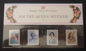 Great Britain 1990 Pack - HM The Queen Mother's 0th Birthday - Picture 1 of 1