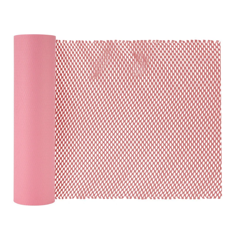 30CM/38CM/50CM*250M Packaging Wrapping Paper Kraft Cushion Honeycomb Paper Roll - Image 1 of 4