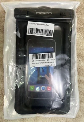 📱MoKo Waterproof Phone Pouch Holder Underwater Cellphone Case Dry Bag Black📱 - Image 1 of 3