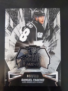 2022-23 Upper Deck SPx Samuel Fagemo Finite Rookies F-19 /499 Los Angeles Kings