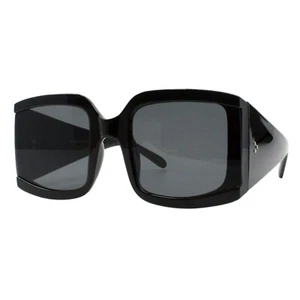 Womens Oversized Square Sunglasses Thick Bold Side UV 400 - Picture 1 of 25