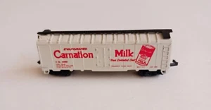 TRIX N SCALE CARNATION MILK REEFER CAR - Picture 1 of 6