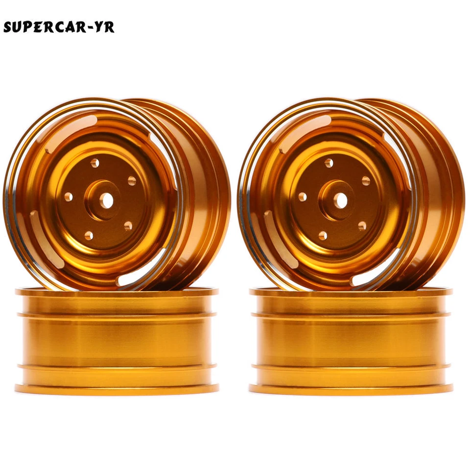 1/10 Aluminum Hubs Wheel Rims For RC HSP Tamiya D90 SCX10 Traxxas Tamiya HPI Foto 1 de 4
