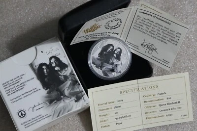 🧭 🇨🇦 CANADA 20 DOLLARS 2019 JOHN LENNON SCARCE BOX + COA B73 #79 - Image 1 of 4