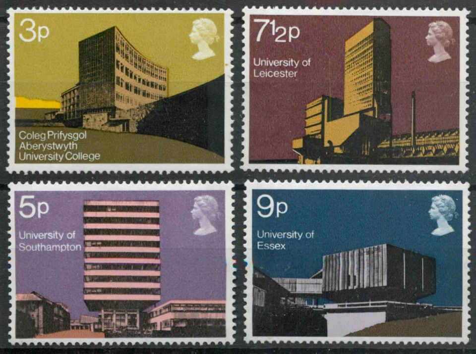GB 1971 British Architecture Modern University Buildings set SG 890-893 MNH mint - Image 1 of 1