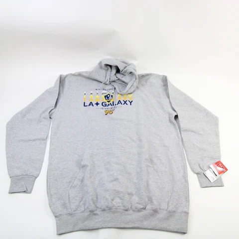 LA Galaxy Majestic Sweatshirt Men's Heather/Gray New Cover