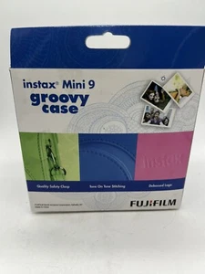 Fujifilm Instax Mini 9 Groovy Case Smokey White Wrist Strap Carry Insta Camera - Picture 1 of 3