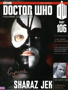 Doctor Who Figurine Magazine Issue 106 - Signed by GRAEME HARPER - Foto 1 di 1