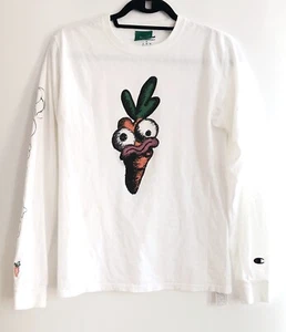 Anwar Carrots Small Wear Logo White Long Sleeve Tee - Bild 1 von 11