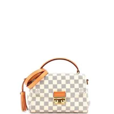 Louis Vuitton LV Croisette Shoulder Bag White Canvas - Image 1 of 4