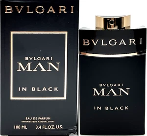 BVLGARI MAN IN BLACK EAU DE PARFUM SPRAY FOR MEN 3.4 Oz / 100 ml BRAND NEW!!! - Picture 1 of 7
