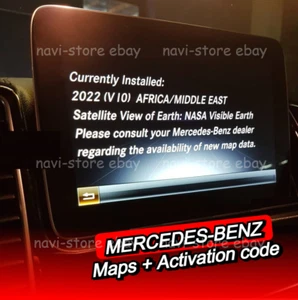 Mercedes Benz Africa Middle East COMAND NTG 5s1 Map + Activation Code V10 2022 - Picture 1 of 6