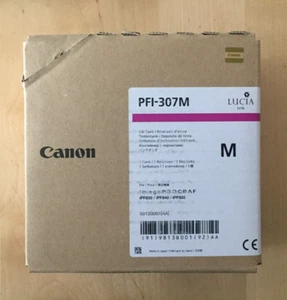 Original Canon Tinte - PFI-307 MAGENTA / IPF830 840 850 (inkl. MwSt.) OVP - Bild 1 von 1