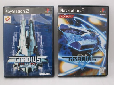 PS2 GRADIUS III&IV & GRADIUS V 2Games Japan import 3 4 5 Konami Shooting Game - Image 1 of 4