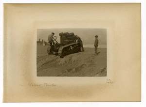 Original Palladiotype photo Bude Lifeboat Tractor Cornwall 1921 #5073 - Picture 1 of 2