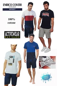 Completo pigiama uomo mezza manica ENRICO COVERI - LONSDALE - NAVIGARE - Bild 1 von 6