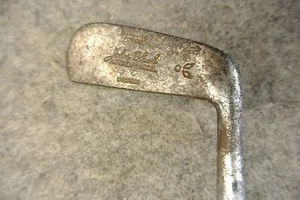 Antique Putter *JOHN BLACK* Autographed Hammer Forged CHROMIUM with Leather Grip - Picture 1 of 8
