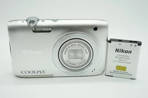 Nikon Coolpix A100 Silver Compact Digital Camera Used Tested - Picture 1 of 20