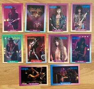 Members of Winger (10) Rockcards Vintage Trading Cards • 1991 • MINT CONDITION - Bild 1 von 2