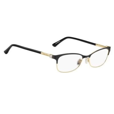 Marco de gafas de metal con borde negro Jimmy Choo JC275 2M2 51-18-135 Foto 1 de 3
