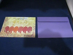 Retro Disney's The Jungle Book Elephants Birthday Greeting Card w/Envelope - Picture 1 of 3