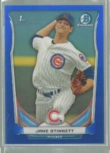2014 Bowman Chrome Draft Blue Refractors #CDP43 Jake Stinnett /399 (ref40255) - Picture 1 of 1