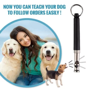 ULTRASONIC Silent Recall DOG TRAINING WHISTLE with Lanyard STOP BARKING - Picture 1 of 6