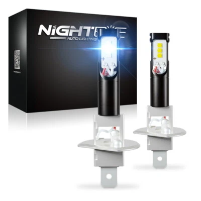 NIGHTYE H1 Bombillas Antiniebla Conducción 160W Kit LED 6000K 1600LM Blanco Súper Brillante Foto 1 de 4