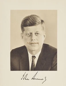 J F K Jack Kennedy 10 x 8" signed promo photo (signature is part of the photo) - Picture 1 of 3