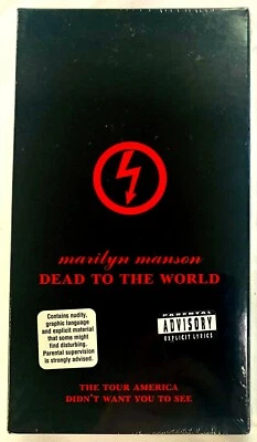 Marilyn Manson: Dead to the World (VHS,1998) Advisory-Explicit Lyrics RARE NEW  - Image 1 of 4