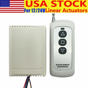 DC 12V 24V Linearantrieb Motorsteuerung Wireless Remote Control Kit - Bild 1 von 9