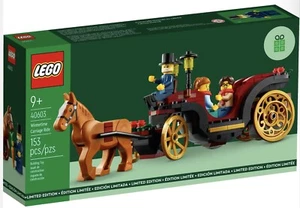 LEGO - Ltd Edition Wintertime Carriage Ride - 40603 - 153-Pcs - New, Sealed - Picture 1 of 6