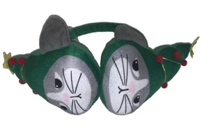 Grumpy Cat Kid Size Christmas Earmuffs - Picture 1 of 4