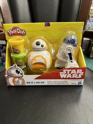 Juguetes estampadores Star Wars BB-8 y R2-D2 Play-Doh 2016 Force Awakens coleccionables NUEVO Foto 1 de 4