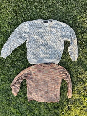 Suéter De Colección Jhane Barnes Para Hombre Grande Lote De 2 Foto 1 de 4